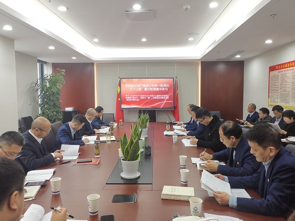 安徽非凡国际地产集团公司开展新一轮深化“三个以案”警示教育集中学习